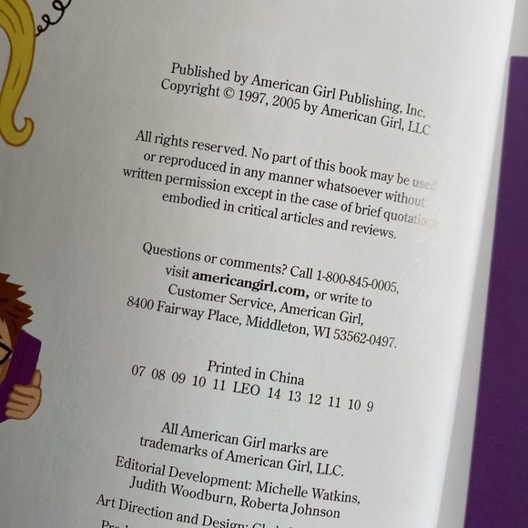 American Girl Slumber Party 1997 And Guide to Manners 2005 Book Lot. - Picture 6 of 10